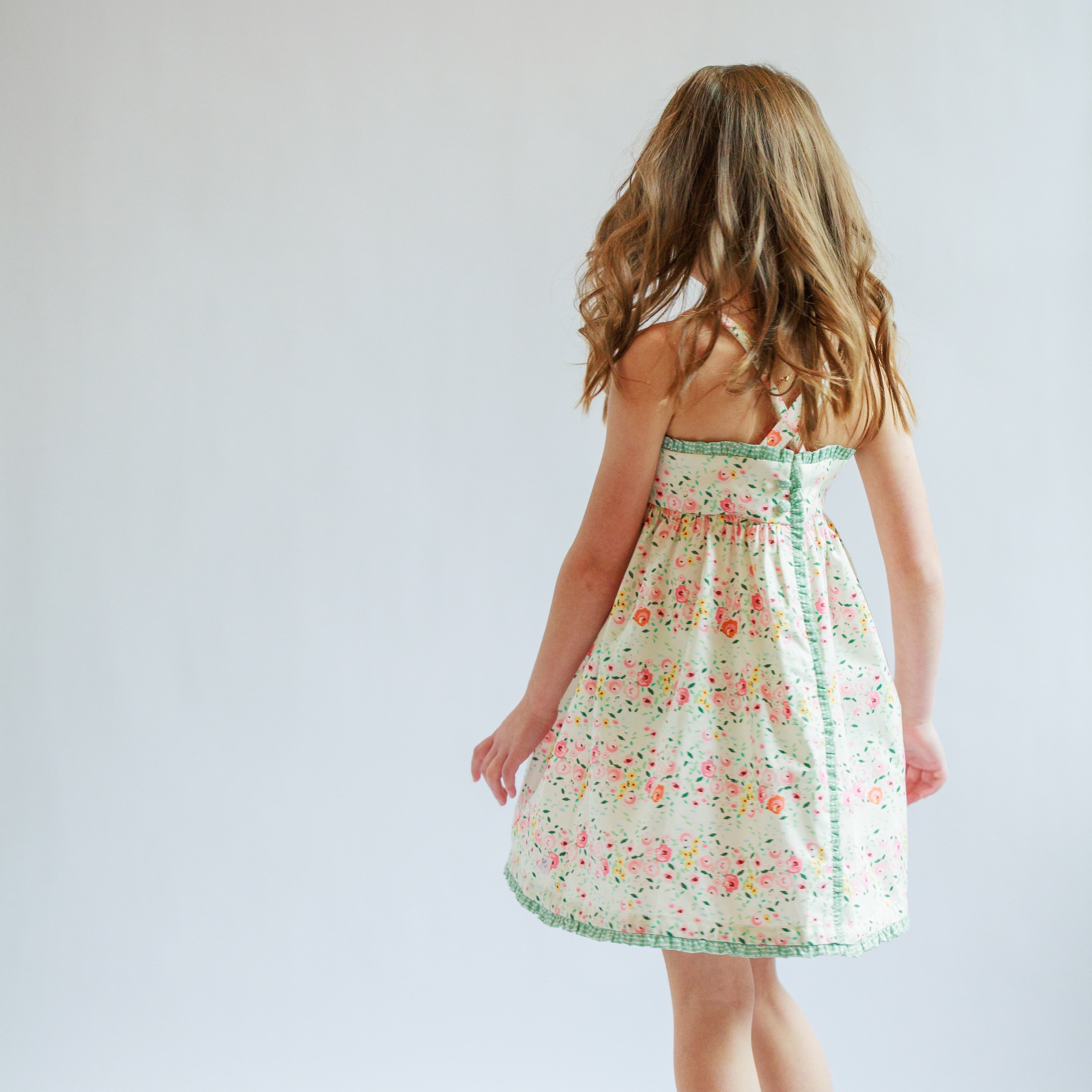 girls timeless floral dress