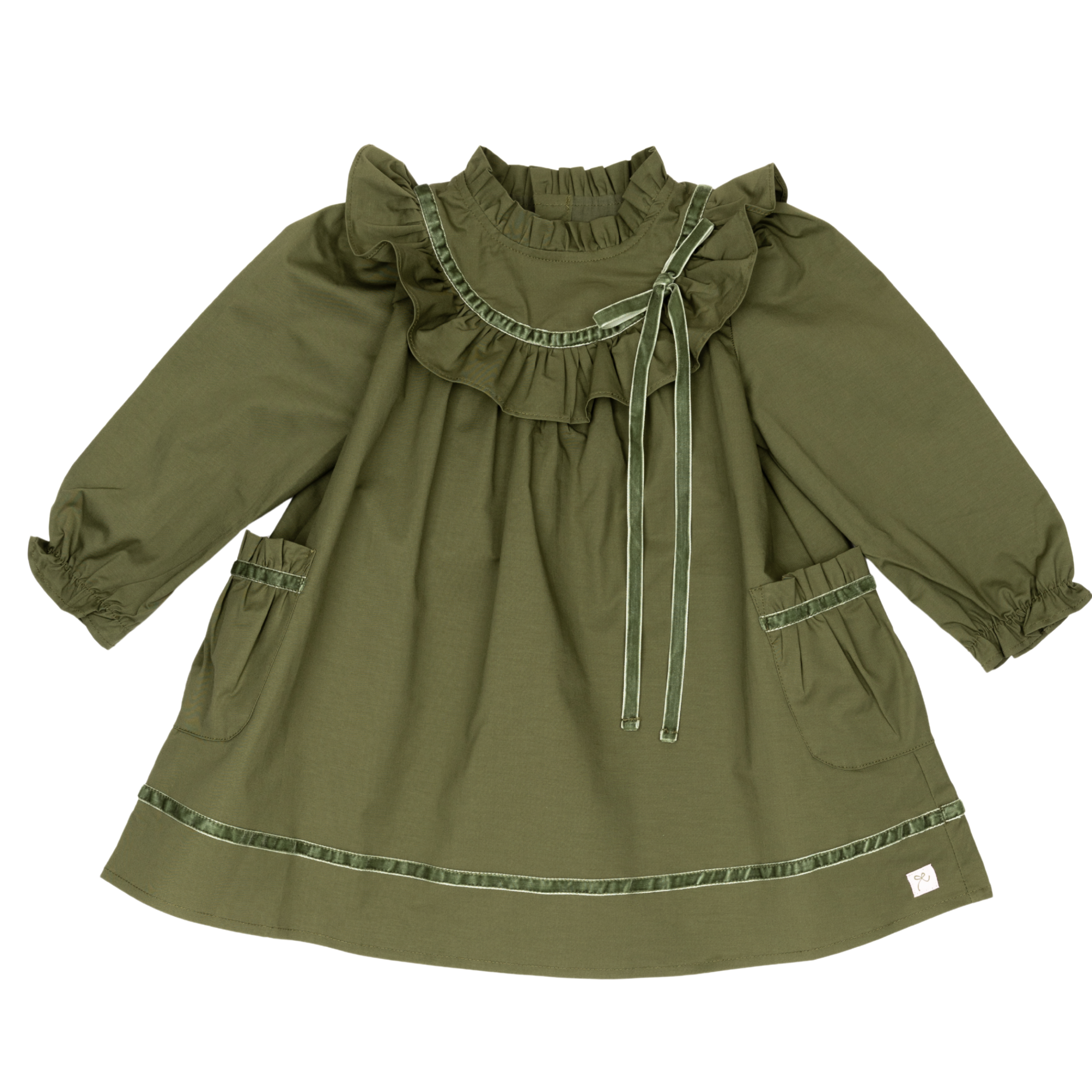 green holiday dress for girls