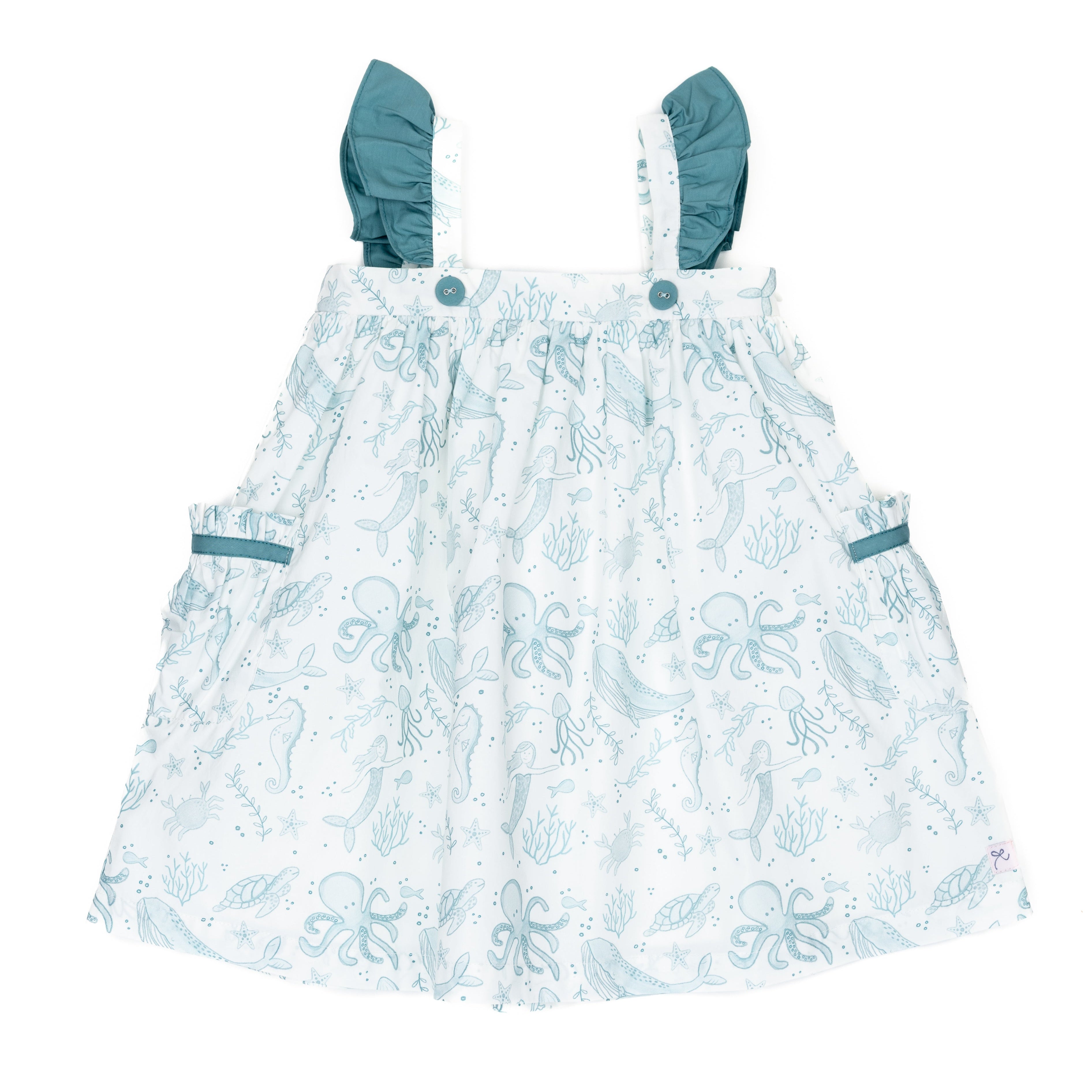 little girls beach dress with pockets