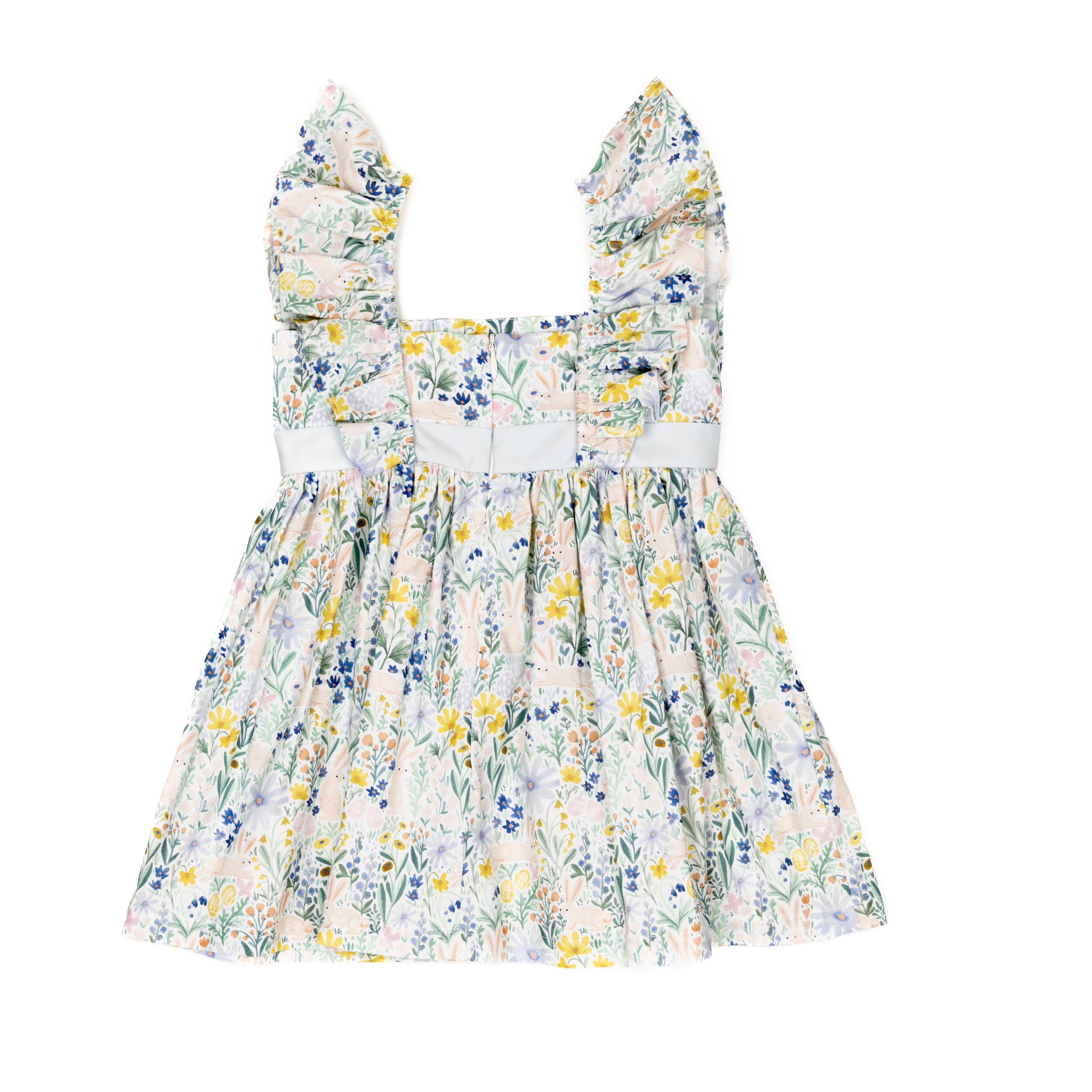 girls floral ruffle dress
