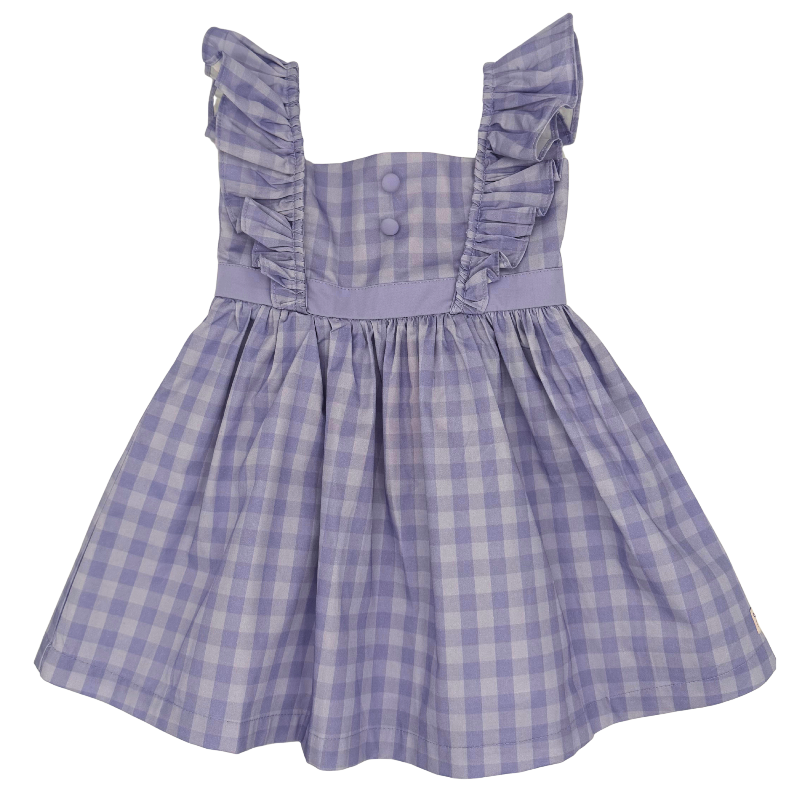 Lavender Gingham Dress