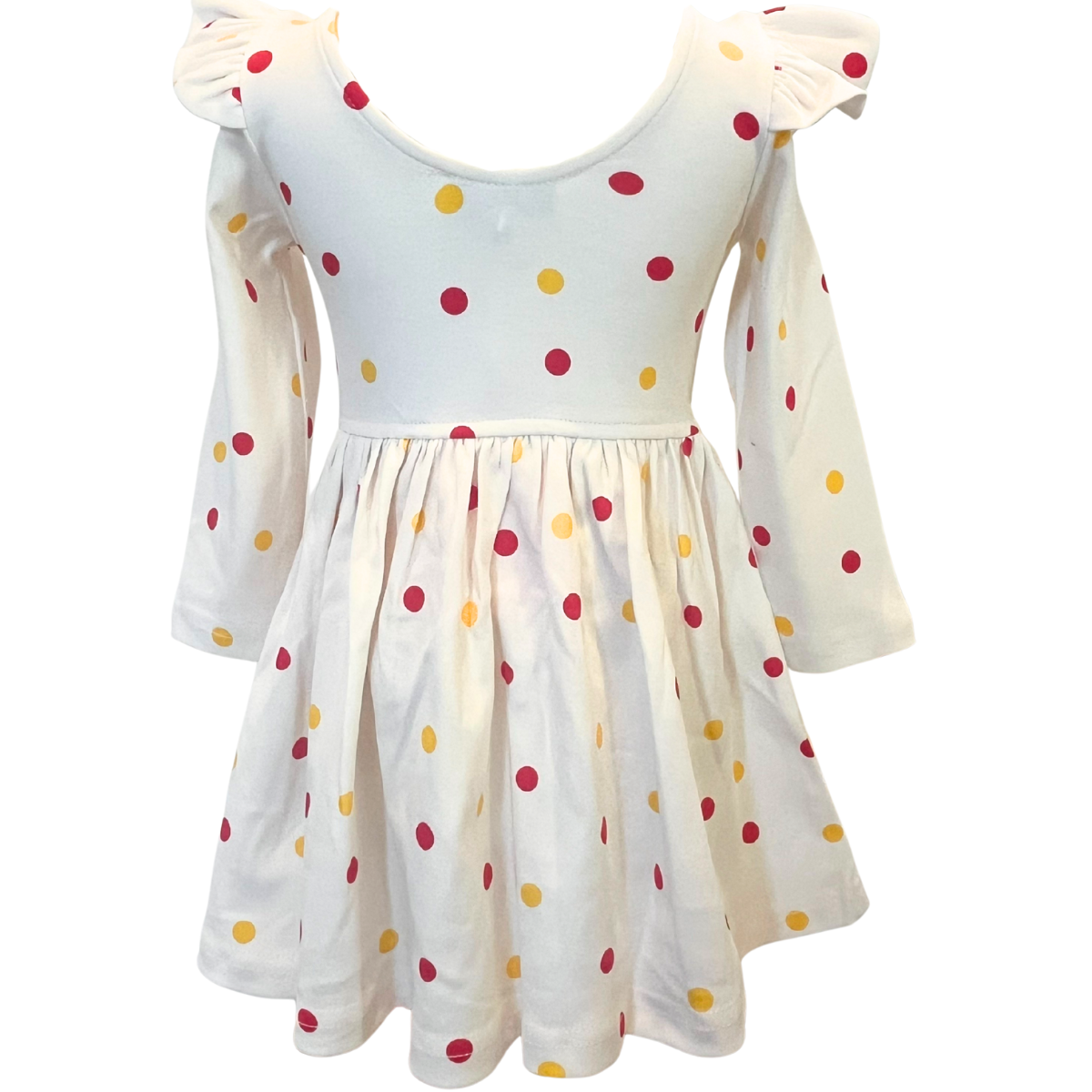polka dot play dress for little girls 