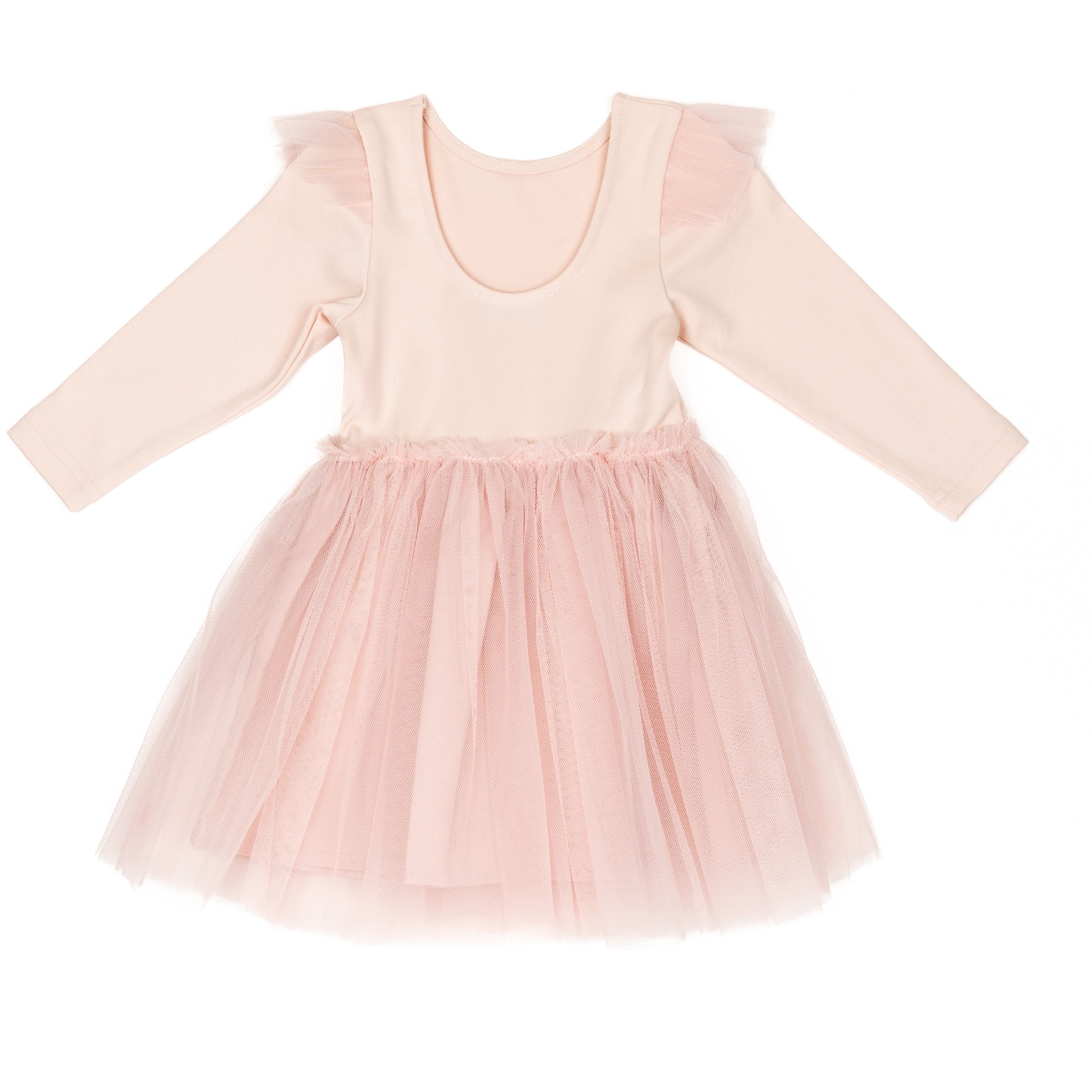 girls pink tutu dress