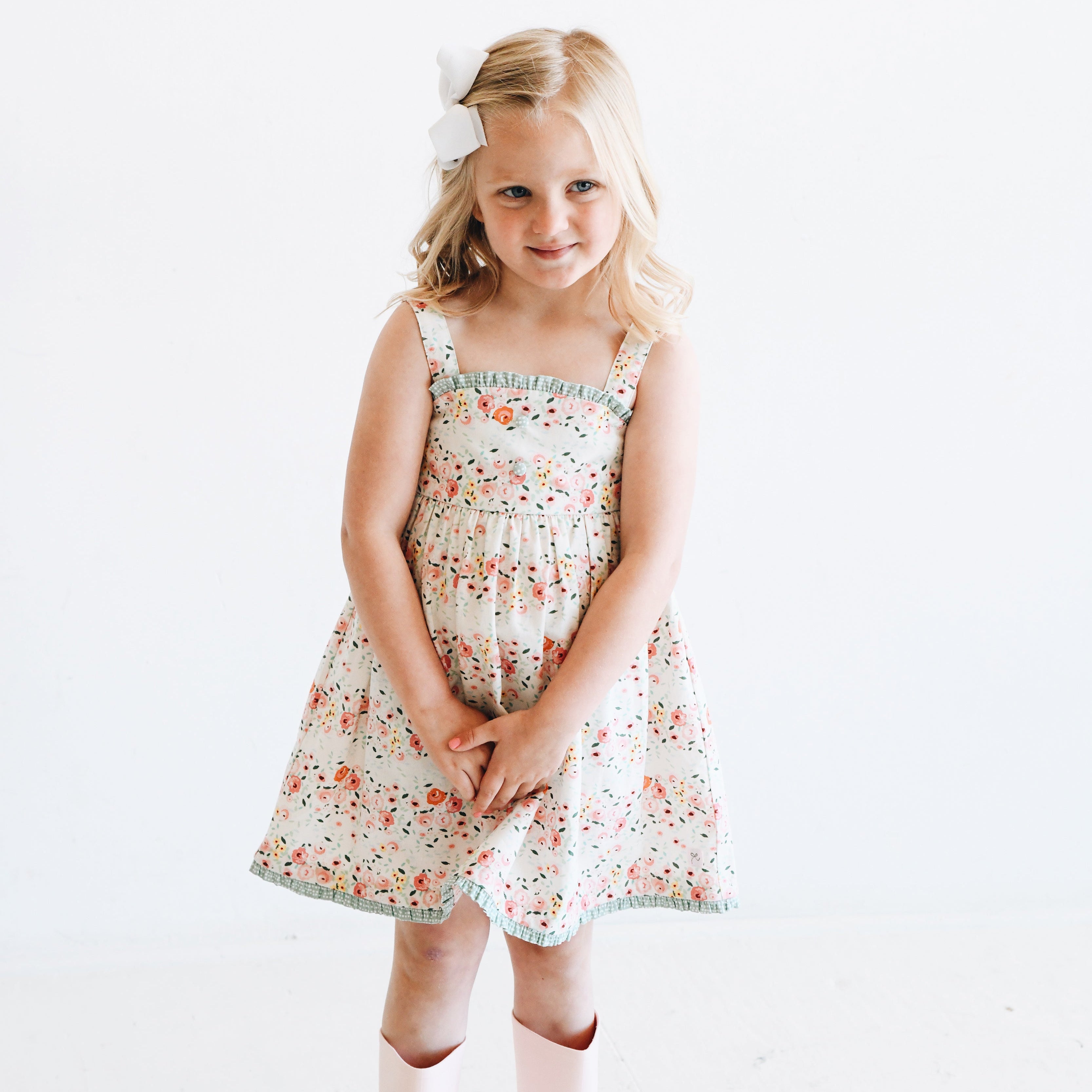 girls floral summer dress